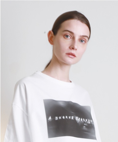 A DEGREE FAHRENHEIT（エーディグリーファーレンハイ）の「【ユニセックス商品】ROCKフォトプリント・オーバーサイズT（Tシャツ/カットソー・メンズ・ホワイト/ブラック・MEDIUM/LARGE/X-LARGE）」の14枚目の写真