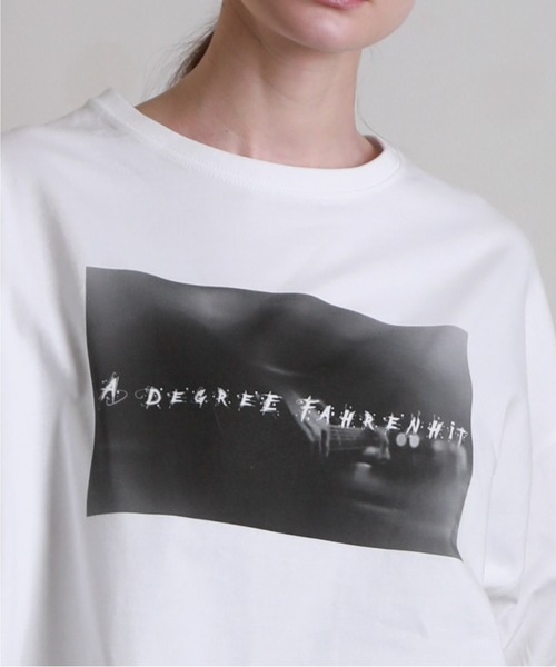 A DEGREE FAHRENHEIT（エーディグリーファーレンハイ）の「【ユニセックス商品】ROCKフォトプリント・オーバーサイズT（Tシャツ/カットソー・メンズ・ホワイト/ブラック・MEDIUM/LARGE/X-LARGE）」の17枚目の写真