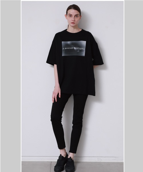 A DEGREE FAHRENHEIT（エーディグリーファーレンハイ）の「【ユニセックス商品】ROCKフォトプリント・オーバーサイズT（Tシャツ/カットソー・メンズ・ホワイト/ブラック・MEDIUM/LARGE/X-LARGE）」の18枚目の写真