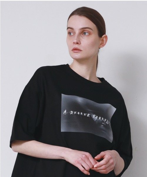 A DEGREE FAHRENHEIT（エーディグリーファーレンハイ）の「【ユニセックス商品】ROCKフォトプリント・オーバーサイズT（Tシャツ/カットソー・メンズ・ホワイト/ブラック・MEDIUM/LARGE/X-LARGE）」の20枚目の写真