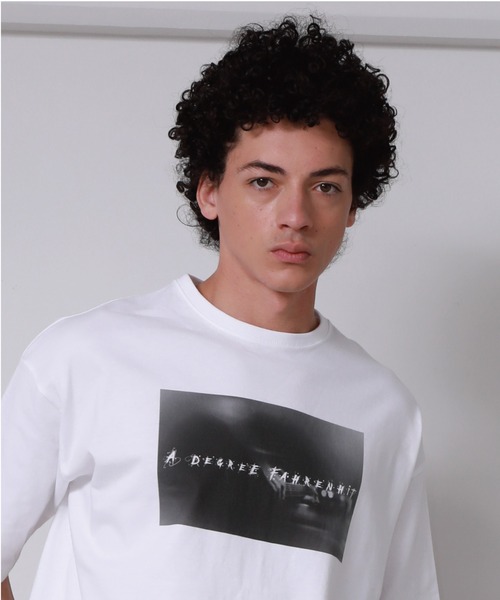 A DEGREE FAHRENHEIT（エーディグリーファーレンハイ）の「【ユニセックス商品】ROCKフォトプリント・オーバーサイズT（Tシャツ/カットソー・メンズ・ホワイト/ブラック・MEDIUM/LARGE/X-LARGE）」の22枚目の写真