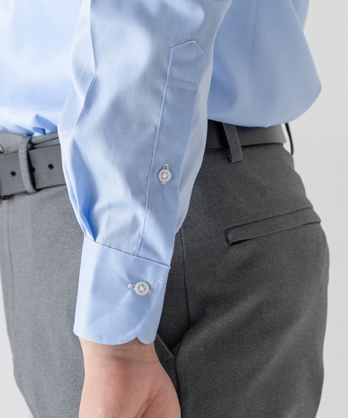 【セール】TESTAスマートドレスシャツ＜ブルー＞（ビジネスシャツ）｜BRICK & SONS（ブリックアンドサンズ）