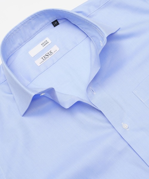 【セール】TESTAスマートドレスシャツ＜ブルー＞（ビジネスシャツ）｜BRICK & SONS（ブリックアンドサンズ）