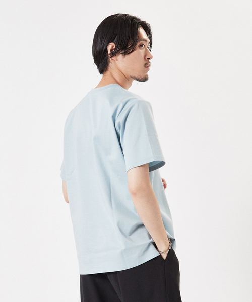 スーピマコットンポンチ Tシャツ スーピマコットンポンチ ワッペンTシャツ｜コムサの通販｜&mall