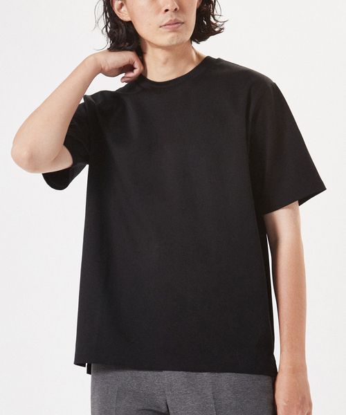 EDIFICE（エディフィス）の「【made in japan】スーピマコットン ポンチ クルーネック Tシャツ（Tシャツ/カットソー・メンズ・ブラック/グレー/ホワイト/ベージュ/サックスブルー/オレンジ系その他・LARGE/X-LARGE/MEDIUM/SMALL）」の8枚目の写真