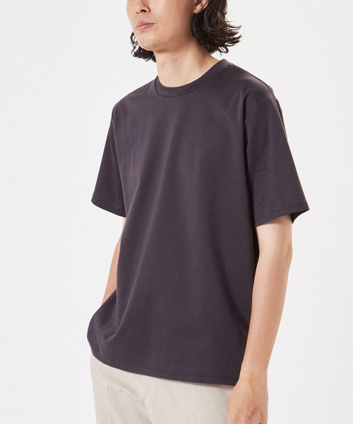 EDIFICE（エディフィス）の「【made in japan】スーピマコットン ポンチ クルーネック Tシャツ（Tシャツ/カットソー・メンズ・ブラック/グレー/ホワイト/ベージュ/サックスブルー/オレンジ系その他・LARGE/X-LARGE/MEDIUM/SMALL）」の11枚目の写真