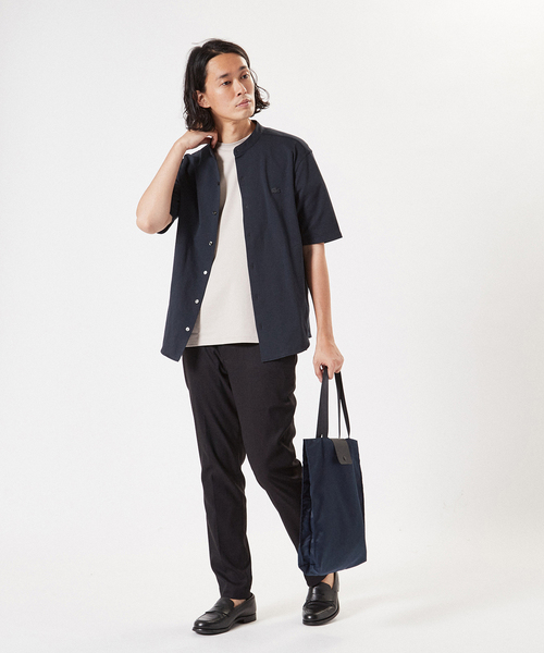 EDIFICE（エディフィス）の「【made in japan】スーピマコットン ポンチ クルーネック Tシャツ（Tシャツ/カットソー・メンズ・ブラック/グレー/ホワイト/ベージュ/サックスブルー/オレンジ系その他・LARGE/X-LARGE/MEDIUM/SMALL）」の17枚目の写真