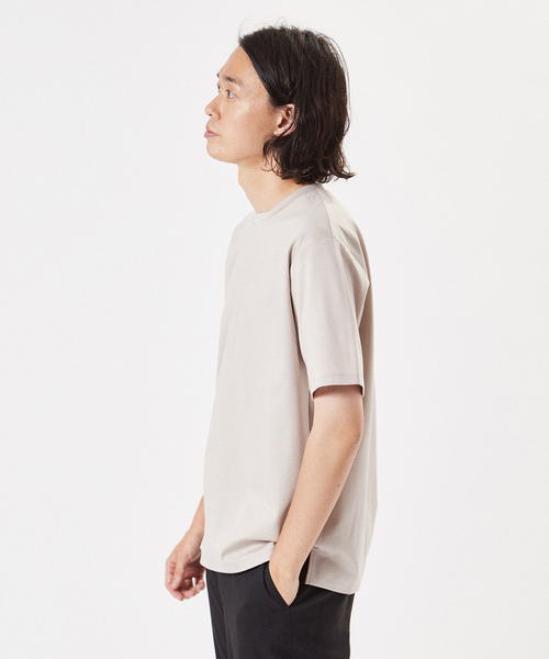 EDIFICE（エディフィス）の「【made in japan】スーピマコットン ポンチ クルーネック Tシャツ（Tシャツ/カットソー・メンズ・ブラック/グレー/ホワイト/ベージュ/サックスブルー/オレンジ系その他・LARGE/X-LARGE/MEDIUM/SMALL）」の19枚目の写真