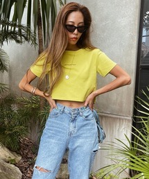 esutoreja | Crop logo tee(Tシャツ/カットソー)