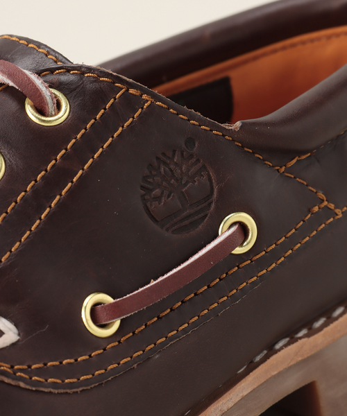 Timberland（ティンバーランド）の「Timberland / ティンバーランド 3EYE CLASSIC（モカシン/デッキシューズ・メンズ・ブラウン/ウッド・25.5cm/26cm/26.5cm/25cm）」の3枚目の写真