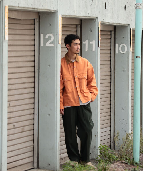 BEAMS（ビームス）の「BEAMS / ダックシャツ ブルゾン（ブルゾン・メンズ・ベージュ/オレンジ・M/L/XL/S）」の16枚目の写真