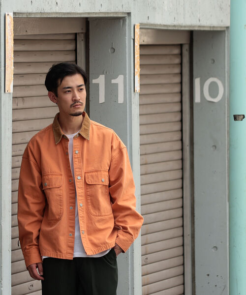 BEAMS（ビームス）の「BEAMS / ダックシャツ ブルゾン（ブルゾン・メンズ・ベージュ/オレンジ・M/L/XL/S）」の19枚目の写真