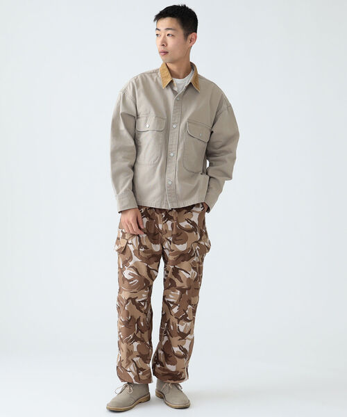 BEAMS（ビームス）の「BEAMS / ダックシャツ ブルゾン（ブルゾン・メンズ・ベージュ/オレンジ・M/L/XL/S）」の21枚目の写真