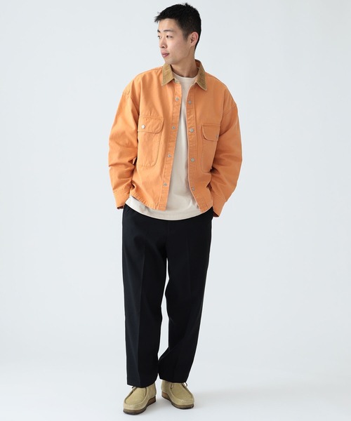 BEAMS（ビームス）の「BEAMS / ダックシャツ ブルゾン（ブルゾン・メンズ・ベージュ/オレンジ・M/L/XL/S）」の7枚目の写真