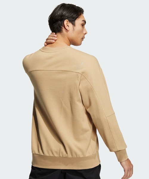 adidas(アディダス)の「PRSVE クルー スウェット / トレーナー / アディダス(メンズ)(スウェット・メンズ・ベージュ/ブラック・SMALL/MEDIUM/LARGE/X-LARGE/XX-LARGE/3XL)」の6枚目の写真