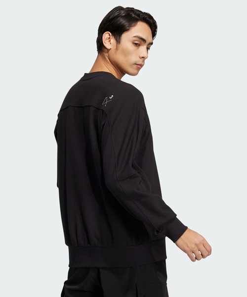 adidas(アディダス)の「PRSVE クルー スウェット / トレーナー / アディダス(メンズ)(スウェット・メンズ・ベージュ/ブラック・SMALL/MEDIUM/LARGE/X-LARGE/XX-LARGE/3XL)」の3枚目の写真