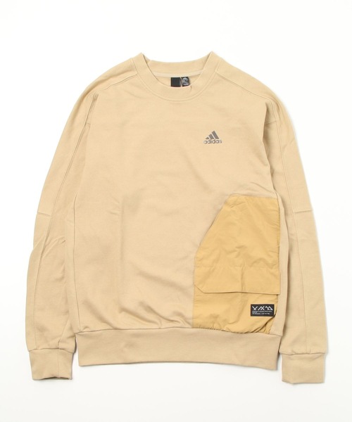 adidas(アディダス)の「PRSVE クルー スウェット / トレーナー / アディダス(メンズ)(スウェット・メンズ・ベージュ/ブラック・SMALL/MEDIUM/LARGE/X-LARGE/XX-LARGE/3XL)」の12枚目の写真