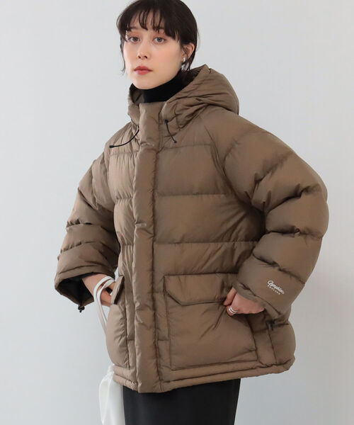 Ray BEAMS（レイビームス）の「GYMPHLEX / ホワイト グース ダウン ジャケット（ダウンジャケット/コート・レディース・ブラック/ベージュ・12/14）」の11枚目の写真