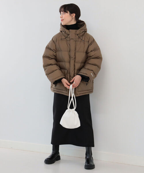 Ray BEAMS（レイビームス）の「GYMPHLEX / ホワイト グース ダウン ジャケット（ダウンジャケット/コート・レディース・ブラック/ベージュ・12/14）」の6枚目の写真