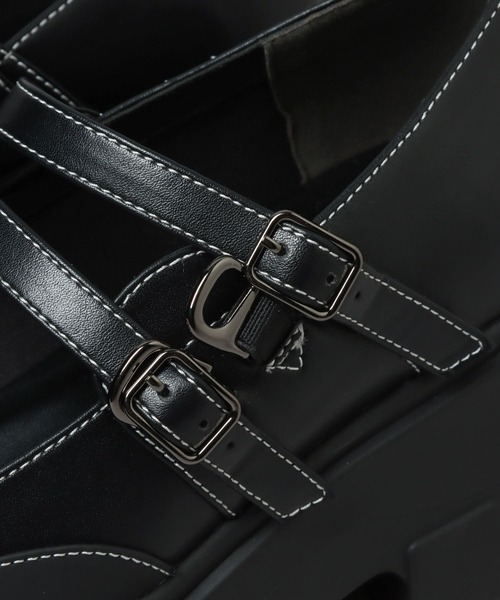 HARE（ハレ）の「ボリュームソールストラップシューズ(HARE)（ローファー・レディース・ブラック/ブラック系その他・MEDIUM/LARGE）」の16枚目の写真