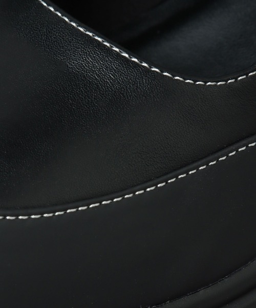 HARE（ハレ）の「ボリュームソールストラップシューズ(HARE)（ローファー・レディース・ブラック/ブラック系その他・MEDIUM/LARGE）」の20枚目の写真