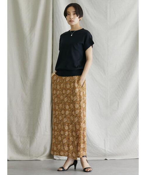 AMERICAN HOLIC(アメリカンホリック)の「ジョーゼットラップ風スリムスカート(スカート・レディース・ブラック/その他14・S/M/L)」の4枚目の写真