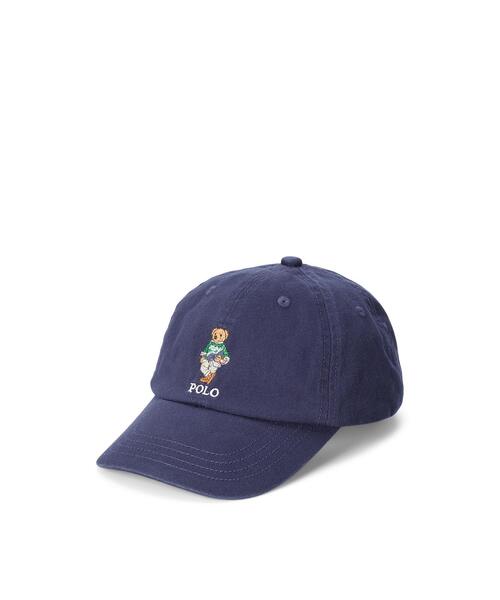 POLO RALPH LAUREN CHILDRENSWEAR(ポロ ラルフ ローレン チルドレンズウェア)の「Polo ベア チノ ボール キャップ(キャップ・キッズ・ネイビー系1・ONE)」の1枚目の写真