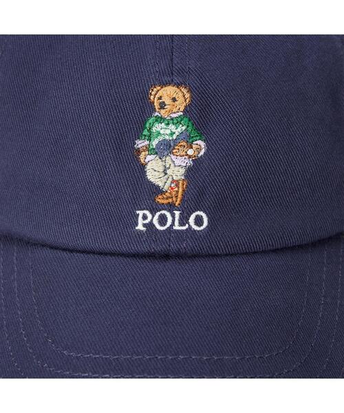 POLO RALPH LAUREN CHILDRENSWEAR(ポロ ラルフ ローレン チルドレンズウェア)の「Polo ベア チノ ボール キャップ(キャップ・キッズ・ネイビー系1・ONE)」の2枚目の写真