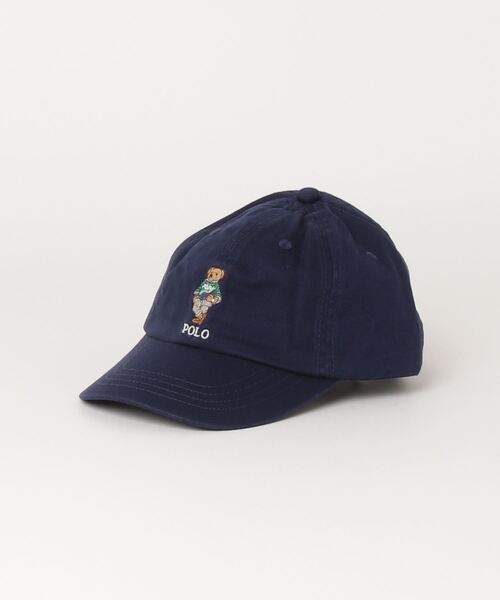 POLO RALPH LAUREN CHILDRENSWEAR(ポロ ラルフ ローレン チルドレンズウェア)の「Polo ベア チノ ボール キャップ(キャップ・キッズ・ネイビー系1・ONE)」の3枚目の写真