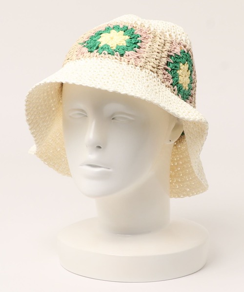 kutir（クティール）の「クロシェハット（ハット・レディース・アイボリー/ベージュ・FREE）」の5枚目の写真