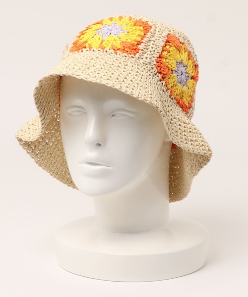 kutir（クティール）の「クロシェハット（ハット・レディース・アイボリー/ベージュ・FREE）」の6枚目の写真