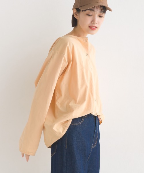 アディアム　ボートネック長袖ブラウス ボートネックブラウス《BRING》｜I.T.'S. international（イッツ