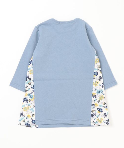 BeBe(ベベ)の「BeBe/ミニウラゲ サイド 切り替え ワンピース (90~150cm)(ワンピース・キッズ・ブルー/グレー・140/120/150/100/90/130/110)」の17枚目の写真