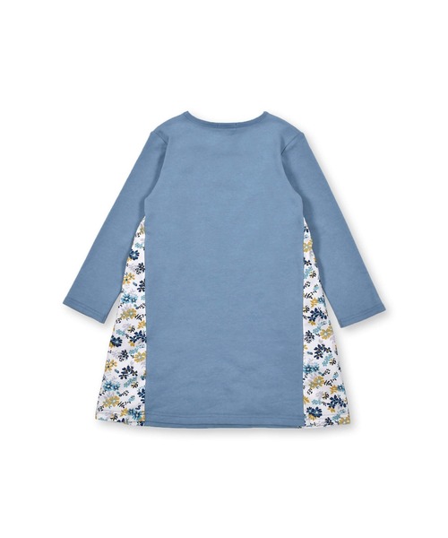 BeBe(ベベ)の「BeBe/ミニウラゲ サイド 切り替え ワンピース (90~150cm)(ワンピース・キッズ・ブルー/グレー・140/120/150/100/90/130/110)」の22枚目の写真