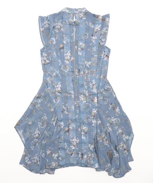 ALLSAINTS(オールセインツ)の「FLEUR VIOLA MINI DRESS | FLEUR VIOLA ミニ ドレス・ワンピース(ワンピース・レディース・ブルー系その他・6/8/4/2/10)」の2枚目の写真