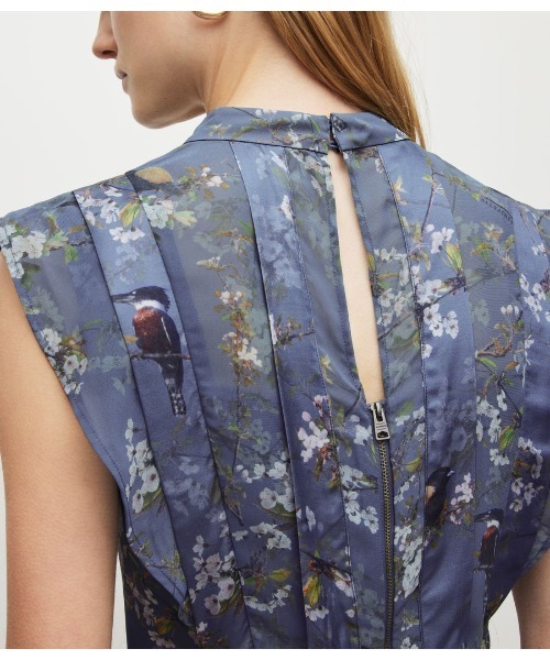 ALLSAINTS(オールセインツ)の「FLEUR VIOLA MINI DRESS | FLEUR VIOLA ミニ ドレス・ワンピース(ワンピース・レディース・ブルー系その他・6/8/4/2/10)」の5枚目の写真