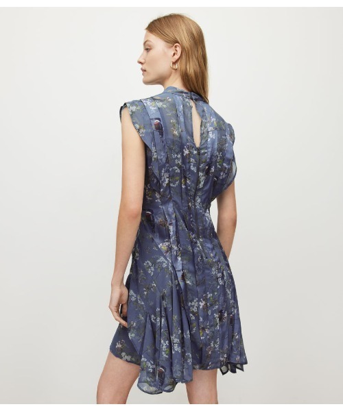 ALLSAINTS(オールセインツ)の「FLEUR VIOLA MINI DRESS | FLEUR VIOLA ミニ ドレス・ワンピース(ワンピース・レディース・ブルー系その他・6/8/4/2/10)」の6枚目の写真