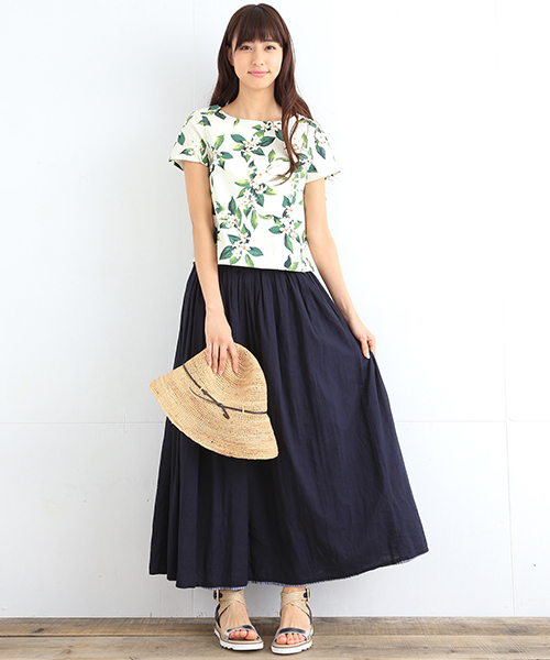 B:MING by BEAMS（ビーミングバイビームス）の「＜InRed 6月号掲載＞ビーミング by ビームス / リバーシブル マキシスカート（スカート・レディース・オフホワイト/ネイビー/ブルー系その他/その他/ダークブルー/サックスブルー/その他1/ホワイト系その他・ONE SIZE）」の17枚目の写真