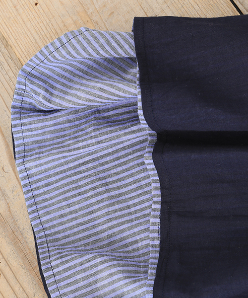 B:MING by BEAMS（ビーミングバイビームス）の「＜InRed 6月号掲載＞ビーミング by ビームス / リバーシブル マキシスカート（スカート・レディース・オフホワイト/ネイビー/ブルー系その他/その他/ダークブルー/サックスブルー/その他1/ホワイト系その他・ONE SIZE）」の9枚目の写真