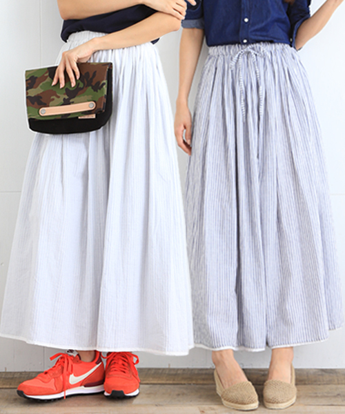 B:MING by BEAMS（ビーミングバイビームス）の「＜InRed 6月号掲載＞ビーミング by ビームス / リバーシブル マキシスカート（スカート・レディース・オフホワイト/ネイビー/ブルー系その他/その他/ダークブルー/サックスブルー/その他1/ホワイト系その他・ONE SIZE）」の22枚目の写真