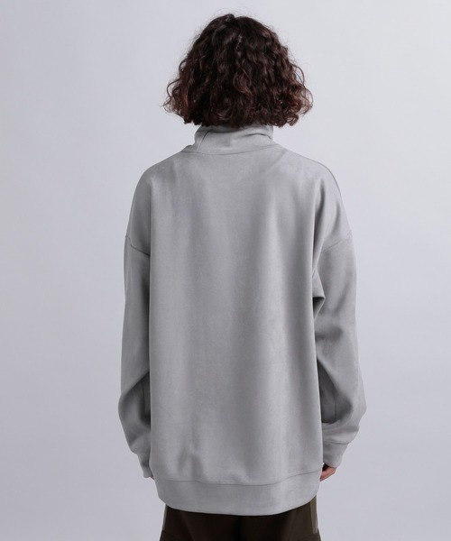 HARE（ハレ）の「スウェードライクオフタートル(HARE)（スウェット・メンズ・ブラック/グレー/ブルー/ライトインディゴブルー・SMALL/MEDIUM）」の12枚目の写真