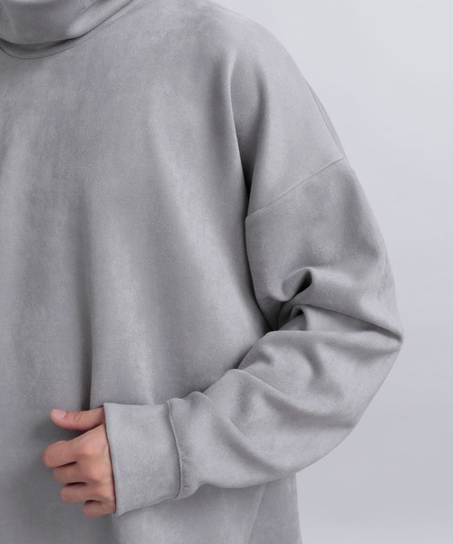 HARE（ハレ）の「スウェードライクオフタートル(HARE)（スウェット・メンズ・ブラック/グレー/ブルー/ライトインディゴブルー・SMALL/MEDIUM）」の14枚目の写真