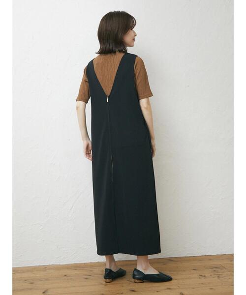 Green Parks(グリーンパークス)の「プリーツ加工カットプルオーバー(Tシャツ/カットソー・レディース・ブラック/オレンジ/グリーン/キャメル・FREE)」の7枚目の写真