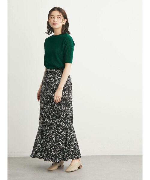 Green Parks(グリーンパークス)の「プリーツ加工カットプルオーバー(Tシャツ/カットソー・レディース・ブラック/オレンジ/グリーン/キャメル・FREE)」の16枚目の写真