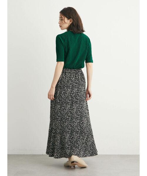 Green Parks(グリーンパークス)の「プリーツ加工カットプルオーバー(Tシャツ/カットソー・レディース・ブラック/オレンジ/グリーン/キャメル・FREE)」の22枚目の写真