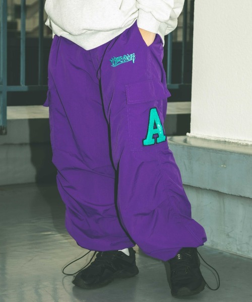 A'gem(エージェム)の「『A'gem/エージェム』カーゴアジャスターパンツ(その他パンツ・メンズ・カーキ/ブラック/マスタード/パープル/ホワイト・FREE)」の4枚目の写真