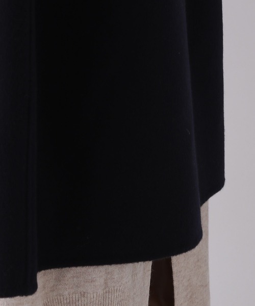 BABYLONE(バビロン)の「リバーロングコート(ノーカラーコート・レディース・ネイビー/ブラウン系その他・フリー)」の20枚目の写真