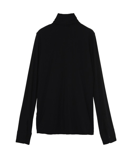 rito structure(リトストラクチャー)の「rito structure HIGH NECK TOP WITH CUFFS 077R22W030B(Tシャツ/カットソー・レディース・ホワイト/ブラック・2)」の3枚目の写真