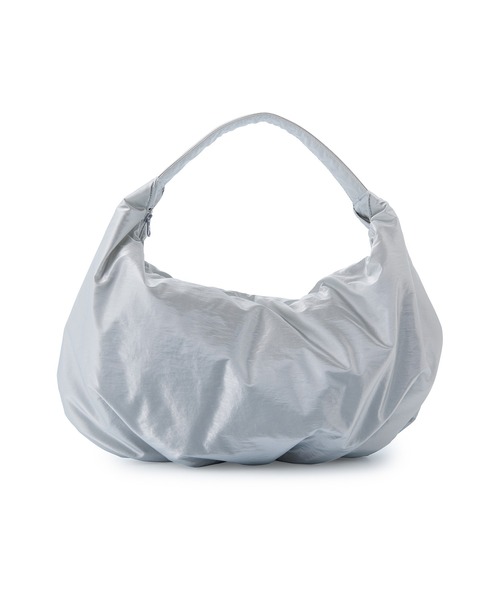 AMOMENTO(アモーメント)の「【AMOMENTO】SILVER FOIL SHOULDER BAG(ハンドバッグ・レディース・シルバー・FREE)」の1枚目の写真
