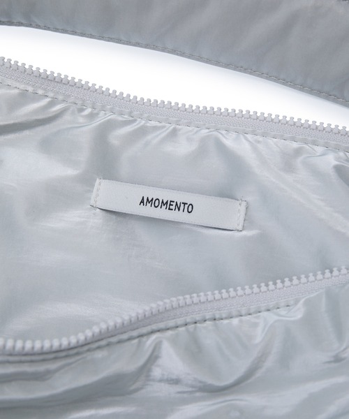 AMOMENTO(アモーメント)の「【AMOMENTO】SILVER FOIL SHOULDER BAG(ハンドバッグ・レディース・シルバー・FREE)」の7枚目の写真